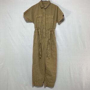 Universal Thread Tan Jumpsuit size 2